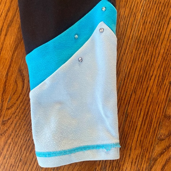 Chloe Noel Polartec Fleece Figure Skating Jacket with Rhinestones - Picture 3 of 6